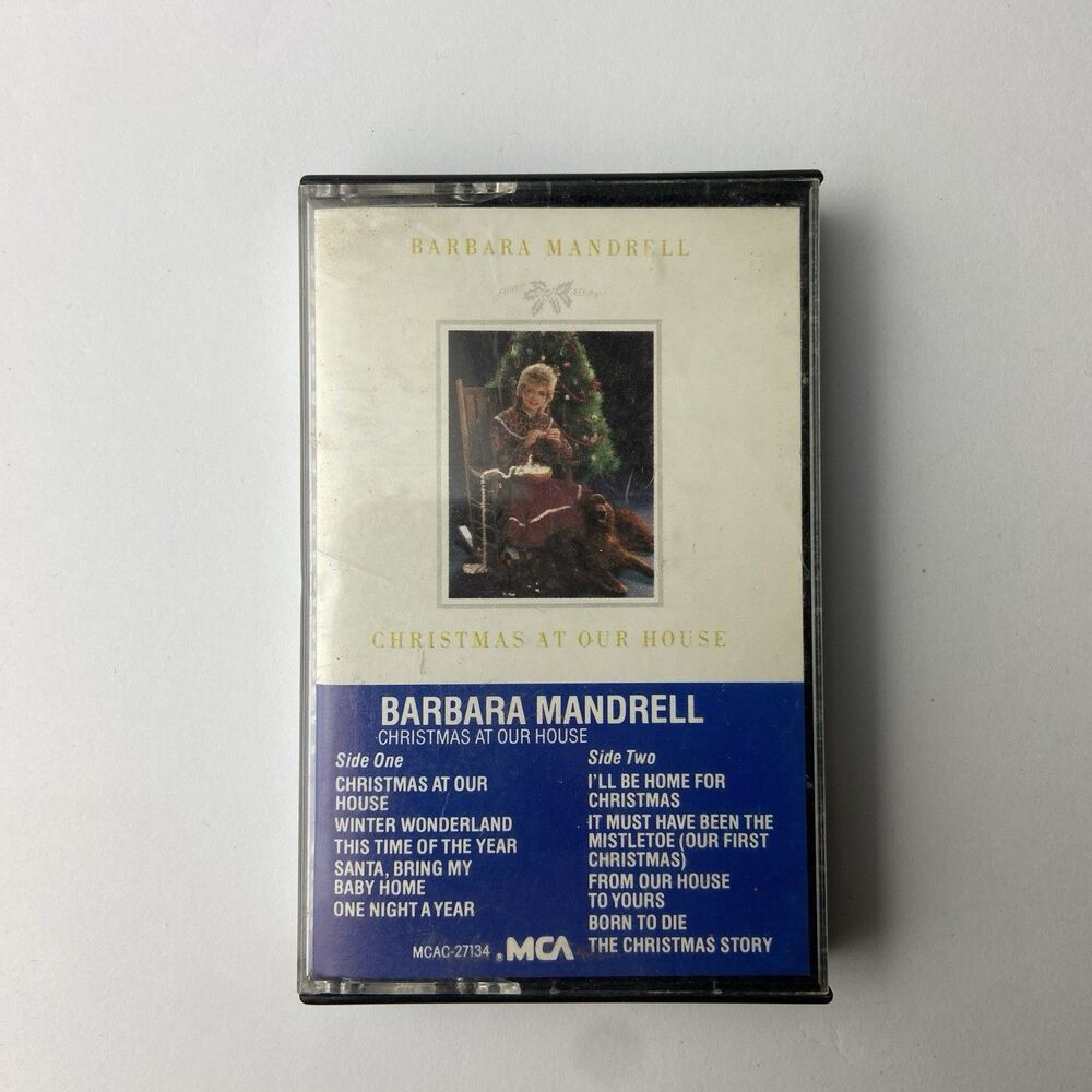 Barbara Mandrell Christmas at Our House Casssette Tape
